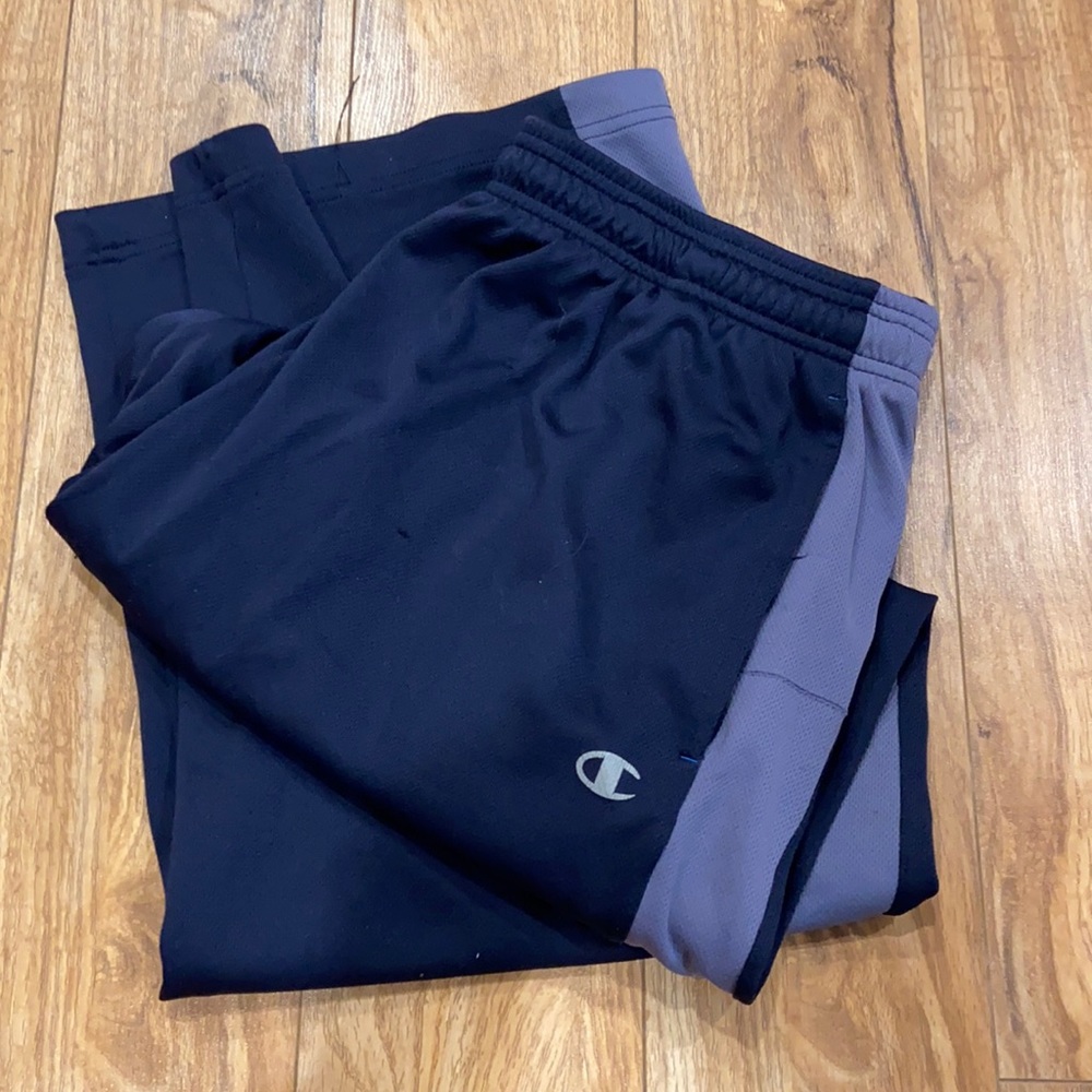 Champion pants. Well used. Still lots of life
